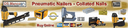 Buy aluminum, galvanized or stainless steel fasteners for stick and coil nailers. Bostitch staplers and staples or Spenax hog ring tools and collated hog rings are here.