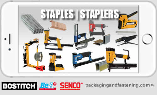 Find pneumatic staplers including BeA, Bostitch, Senco staple guns and more.