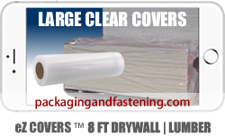 Buy large clear poly bags on rolls including 8 ft. drywall covers and lumber bags online. 