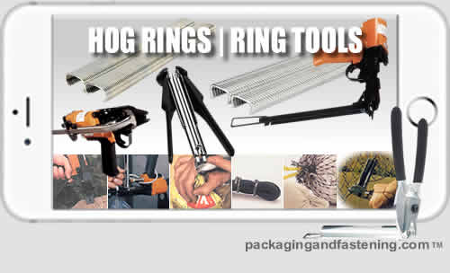 Find hog rings for hog ring tools including Stanley Spenax, Bostitch, Senco nail guns and more.