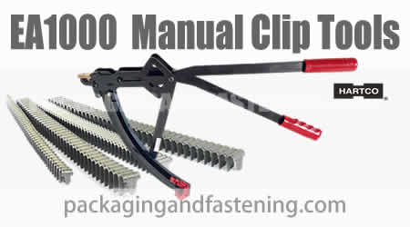 Manaul Eclipser 1000 Series strip collated e-clip clincher tools are here online. 