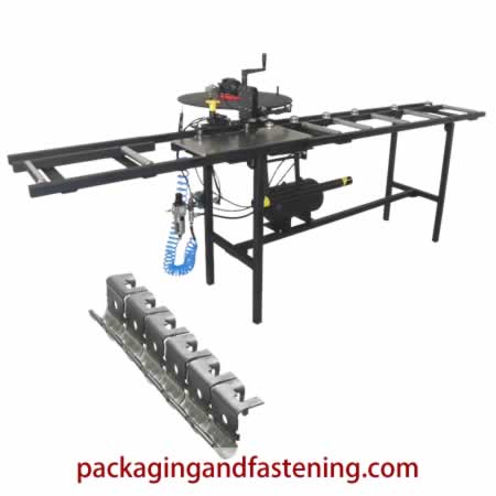 Semi-automatic AK Rail spring anchor clip machines and fasteners are here