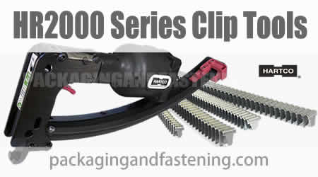 Agriculture, construction, fencing, furniture and industrial Encore Hartco HR2000 Series e-clip tools are here. 