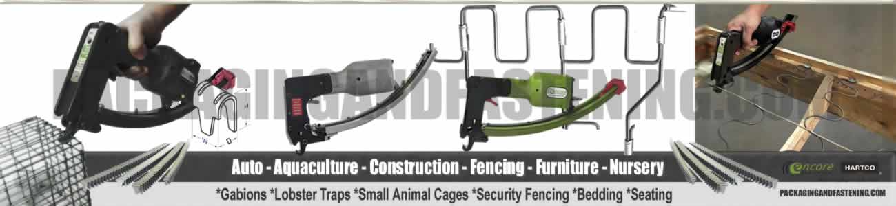 Buy clip tools, Enccore Hartco<sup>®</sup> clip guns and LockNail<sup>™</sup> machines.