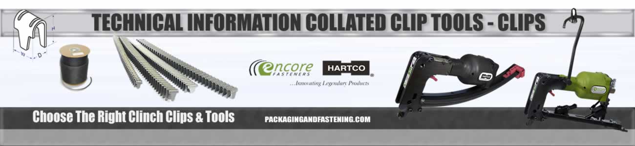 Download technical information for E-clips - clinch clips here at packagingandfastening.com online.