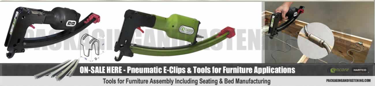 Furniture clip fastening tools and furniture clips are at packagingandfastening.com on-sale.