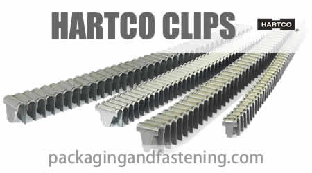 Hartco clips or J-clips - construction and industrial Hartco Series clinch clips are here online.