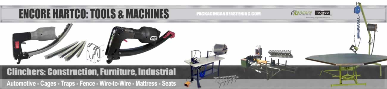 Clinch clips in strip collated format are here at packagingandfastening.com online.