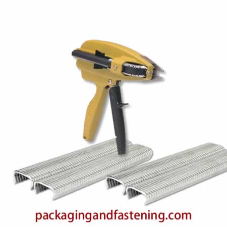 Stanley Spenax D style 15 gauge 9/16 inch hog ring tools inclding manual RINGER9/16 hog ring pliers are here at packagingandfastening.com on-sale.