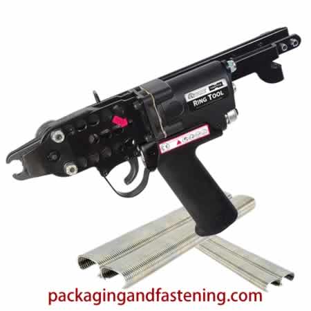 15 gauge c ring pliers including pneumatic the RAC-1001 similar to SC7 hog ring tools are here at packagingandfastening.com on-sale now.