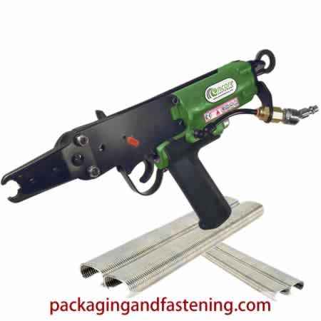 15 gauge c ring pliers including pneumatic the RAC-1007 similar to SC77XE hog ring tools are here at packagingandfastening.com on-sale now.