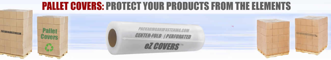 Large pallet bags - pallet covers protect your products while transporting or storing are here at packagingandfastening.com now.