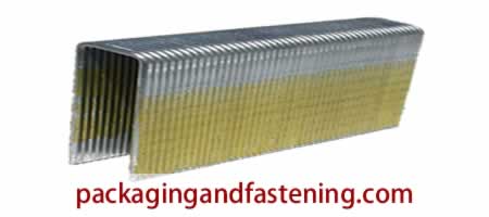 Buy air staplers and pneumatic staples online at packagingandfastening.com. Heavy wire staples - 16 gauge staples are available in 1 inch crown widths. Use in Bostitch air staple guns.