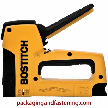 Buy T6-6OC2 outward clinch staplers online. We have a complete line of manual outward flare tackers available at packagingandfastening.com online.